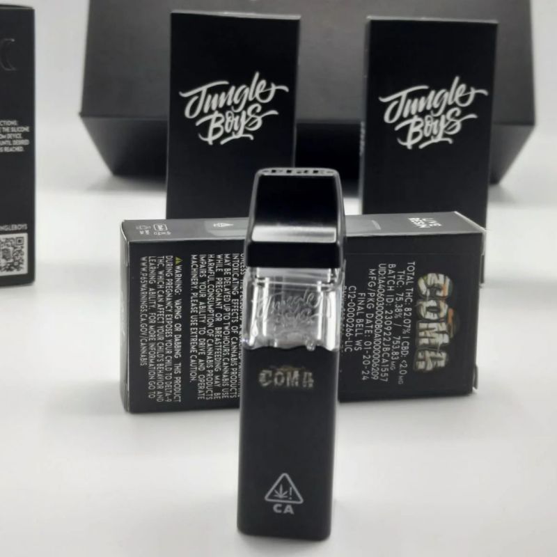 New Jungle Boys In Black Cannabis Empty disposable Vape (1)