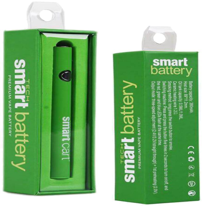 Smart Cart Cartridge Preheat Battery 380mah Preheating Batteries (5)